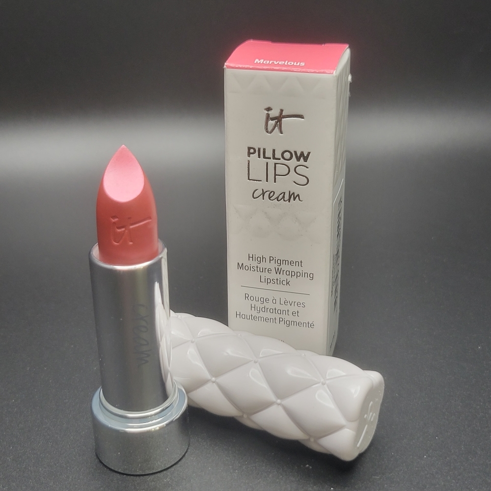 It Cosmetics Pillow Lips Collagen-Infused Cream Lipstick, Shade: "Marvelous"